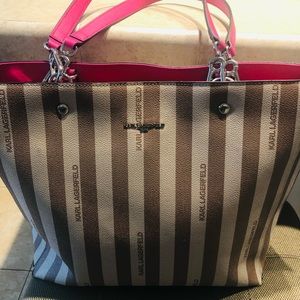 New Kat Lagerfeld Unique purse/weekender bag *